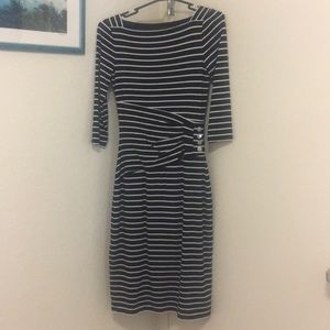 Stripe White House Black Market Work Dress